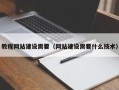 漳州教程网站建设需要（网站建设需要什么技术）